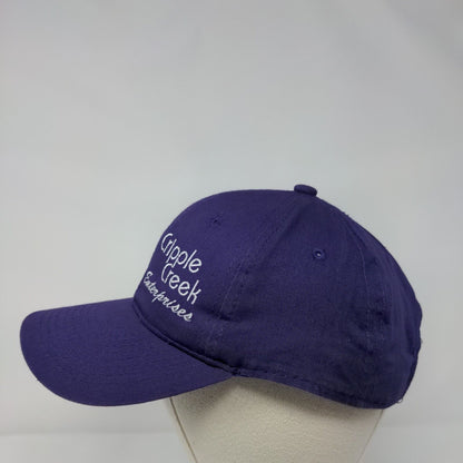 Cripple Creek Enterprises Strapback Hat Purple OSFM Outdoor Cap