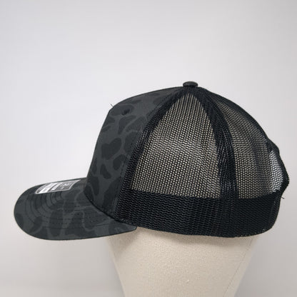 Idaho State Map Snapback Trucker Hat Multi One Size Camo Mesh Back