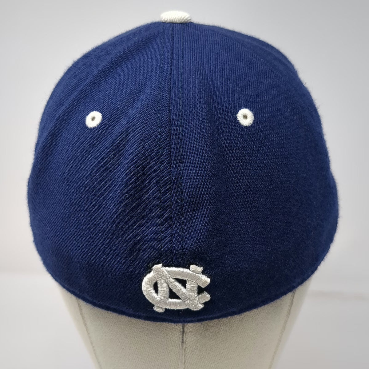 North Carolina Tar Heels NCAA Zephyr Cap Blue White 7 1/4 Fitted Hat Foot Logo