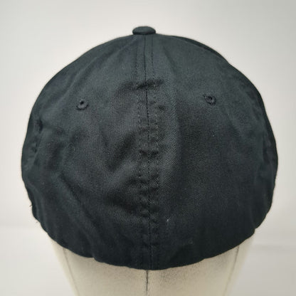 Flexfit Baseball Cap Black XL Cali Bamboo Hat Embroidered Logo Stretch Fit