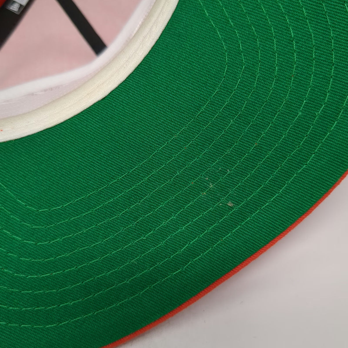 New Era 5 Panel Orange One Size Hooters Racing NASCAR #9 Rope Snapback Green Hat