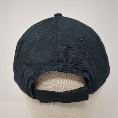 MAG Strapback Hat Blue One Size Adjustable Embroidered Port & Company