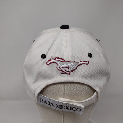Los Algodones Baja Mexico Strapback Hat White OSFA Adjustable Embroidered Sam's