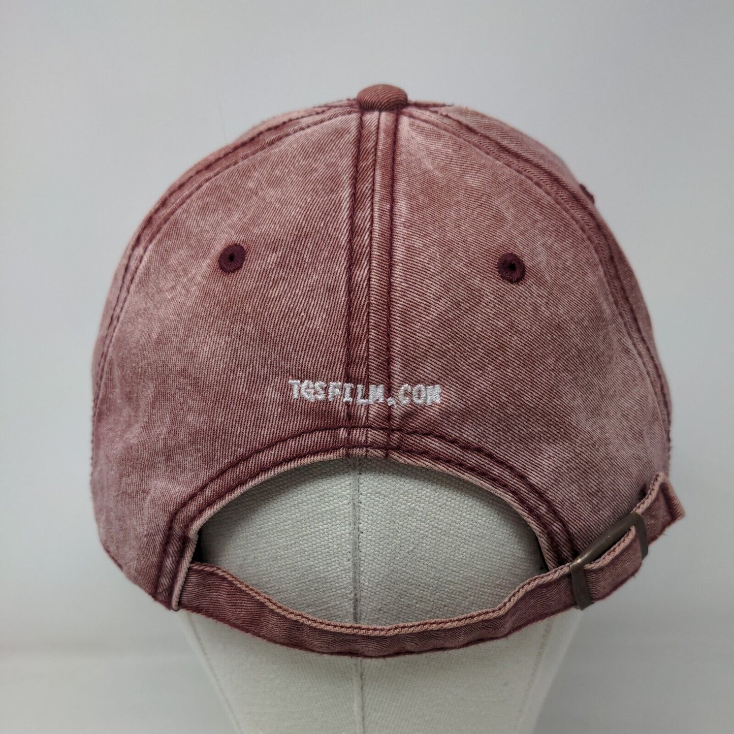 Good Stuff Slideback Hat Red OSFM Solid Adjustable Embroidered Otto