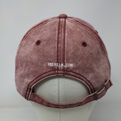 Good Stuff Slideback Hat Red OSFM Solid Adjustable Embroidered Otto
