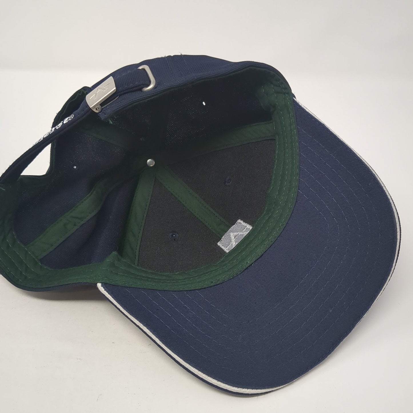 Amherst Slideback Hat Blue One Size Adjustable Embroidered 6 Panel