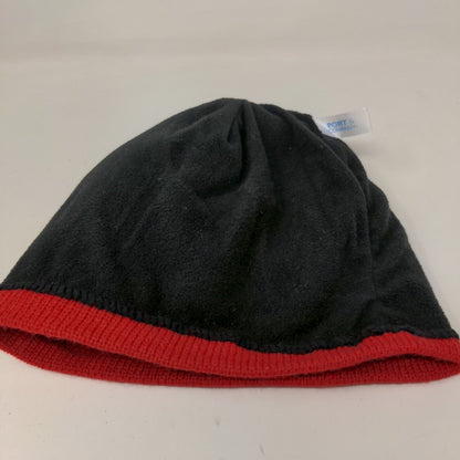 Port & Company Men's Pioneer Packaging Knit Beanie Hat Cap Red Embroidered