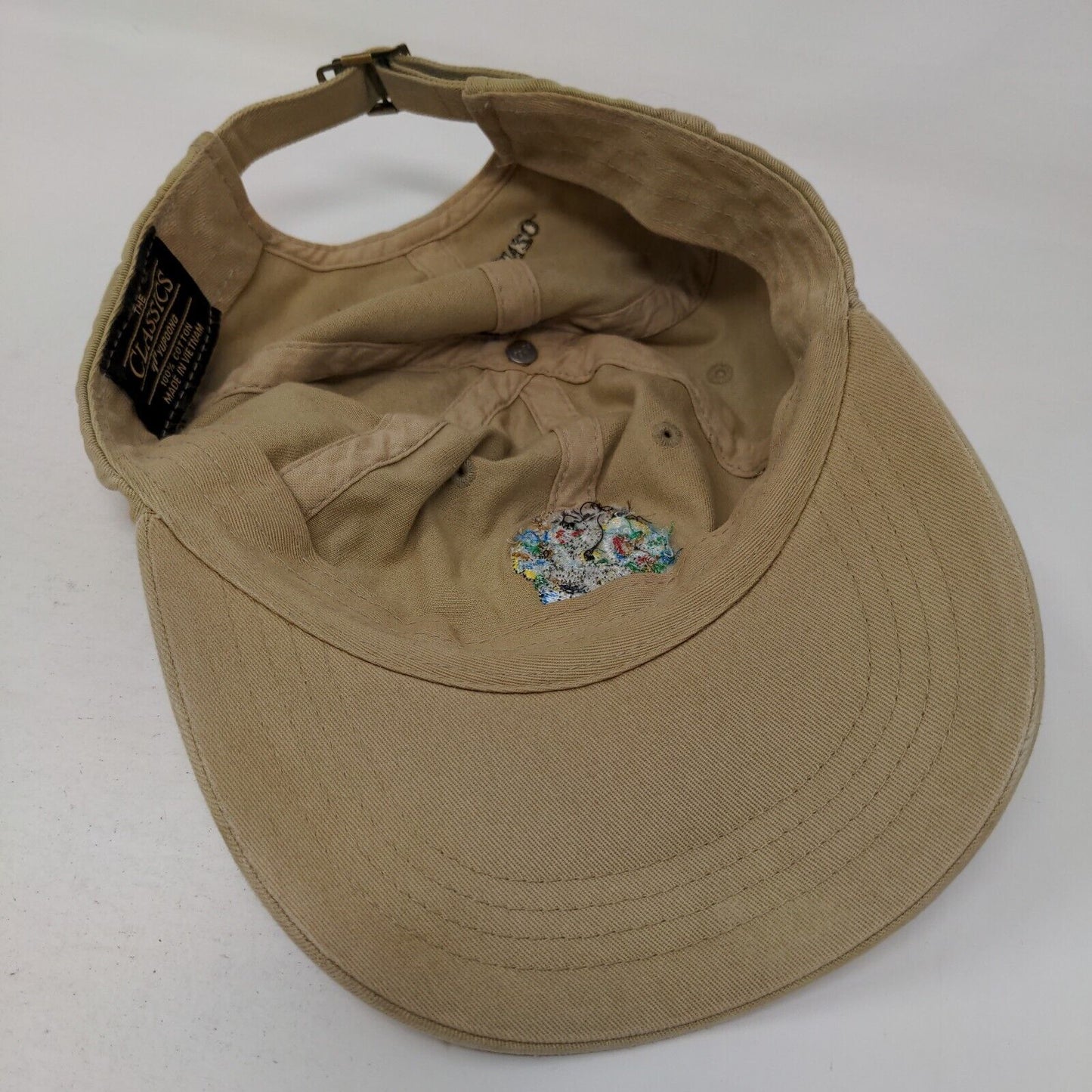 Biggie Bear Roberto Vincenzo Slideback Hat Tan One Size Embroidered Yupoong