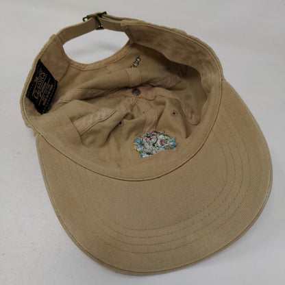 Biggie Bear Roberto Vincenzo Slideback Hat Tan One Size Embroidered Yupoong