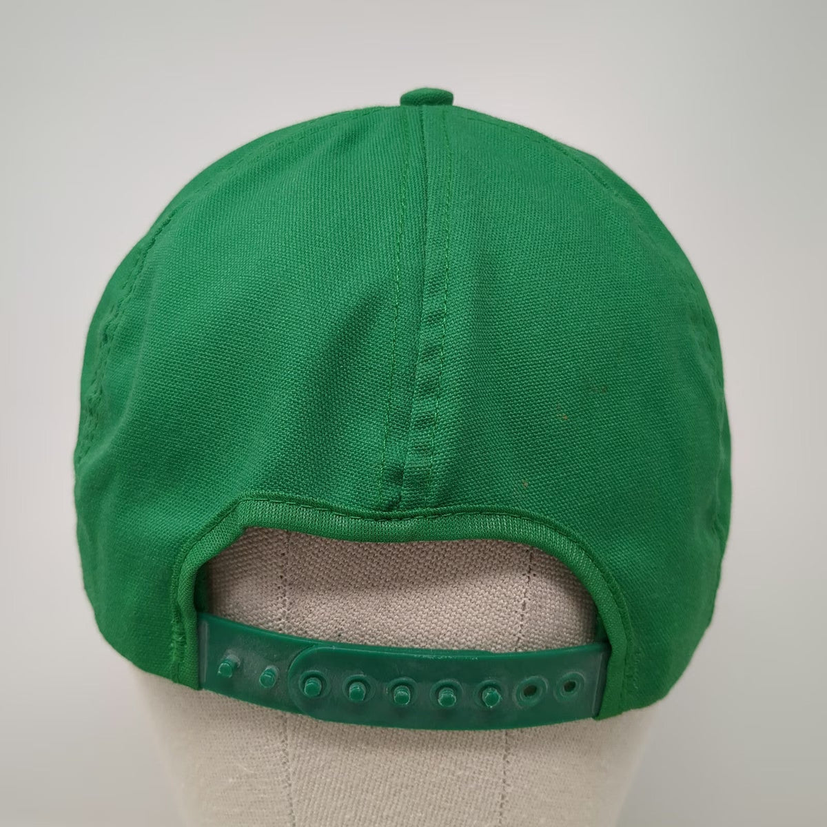 5 Panel Green Hat One Size Snapback Rope Macon Iron Paper Stock Recycling Logo