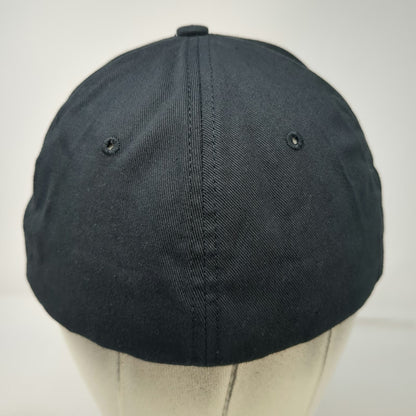 Unionwear Baseball Cap Black XL USA Made Veca Electric US Flag Logo Hat
