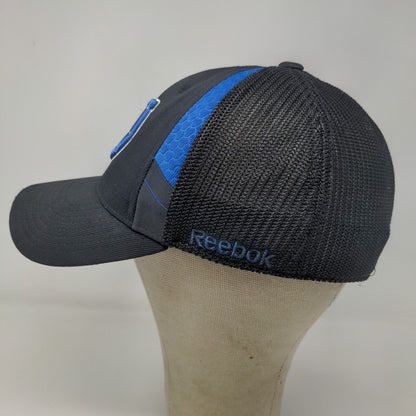 Reebok Mens Snapback Mesh Back Hat Black Size S/M Embroidered Indianapolis Colts