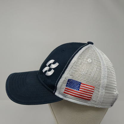 Ferguson Facilities Supply Strapback Trucker Hat Blue OS Adjustable Mesh Back