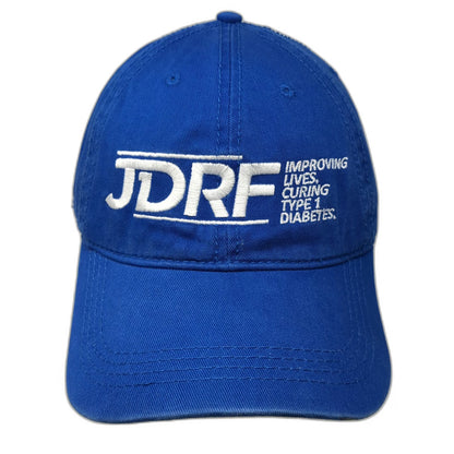 Cap America Baseball Cap Blue One Size JDRF Type 1 Diabetes VIP Slideback Hat