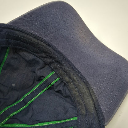 Bobcat Baseball Cap Beige Blue Green One Size Slideback Underbrim Logo Hat