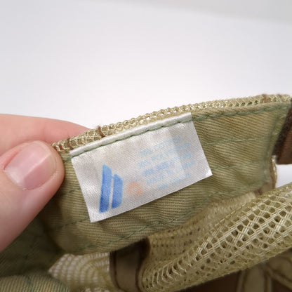 Race To Robie Creek Strapback Mesh Back Trucker Hat Brown OSFA Adjustable