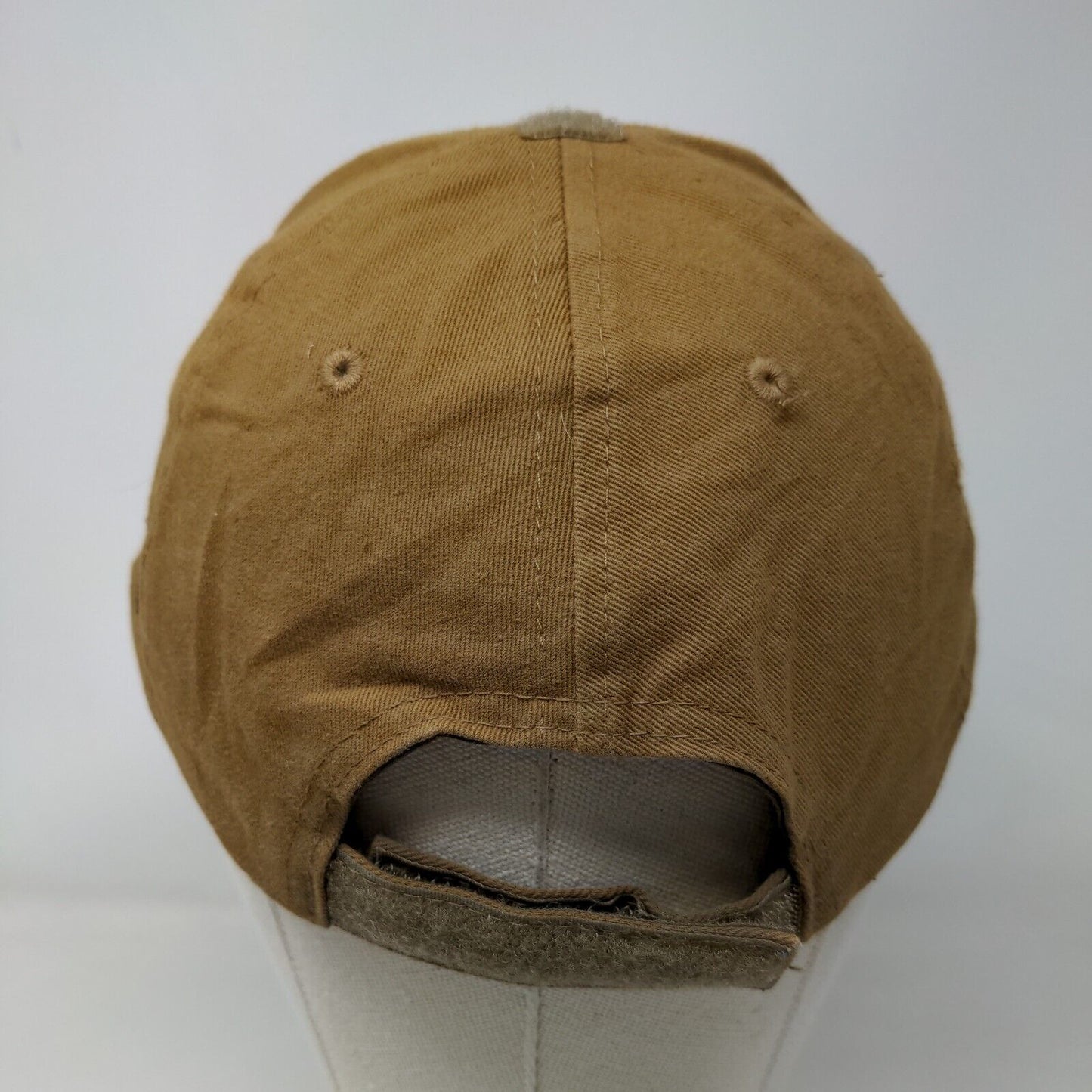 American Flag Strapback Hat Brown One Size Adjustable Patriotic Voodoo Tactical