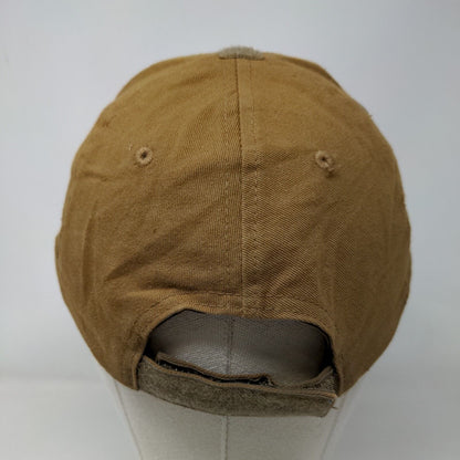 American Flag Strapback Hat Brown One Size Adjustable Patriotic Voodoo Tactical