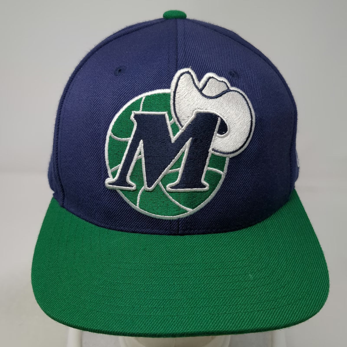 Dallas Mavericks NBA Mitchell & Ness Snapback Blue Green One Size Hat Cap Logo