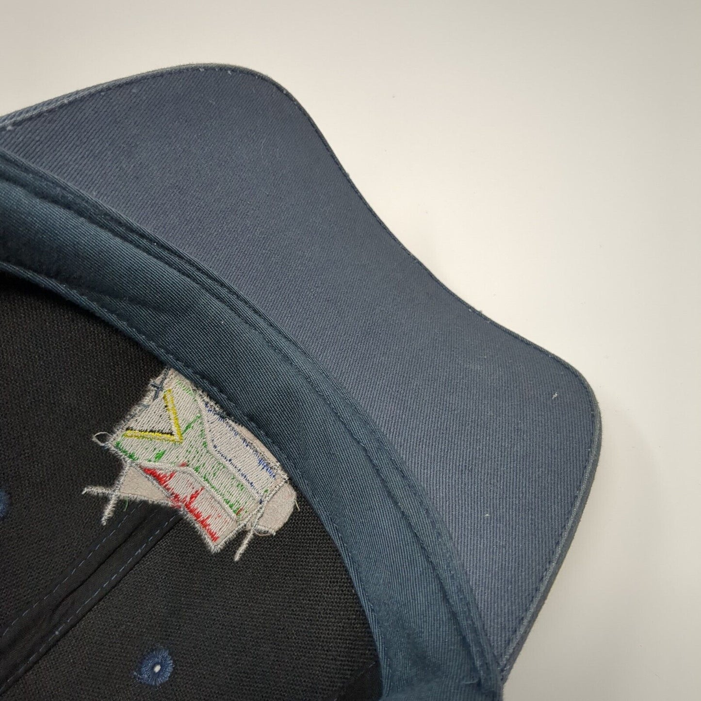 South Africa Strapback Hat Blue One Size Adjustable Embroidered 6 Panel Cotton