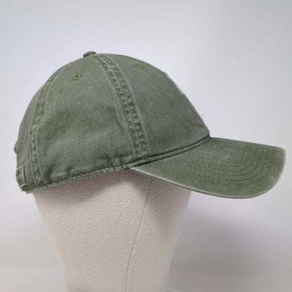 Otto Baseball Cap Green One Size Floral Flower Bouquet Adjustable Slideback Hat