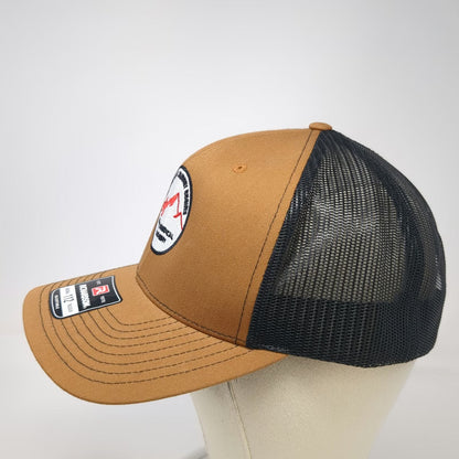 Richardson Trucker Hat Brown One Size Idaho Medical Academy Mesh Snapback