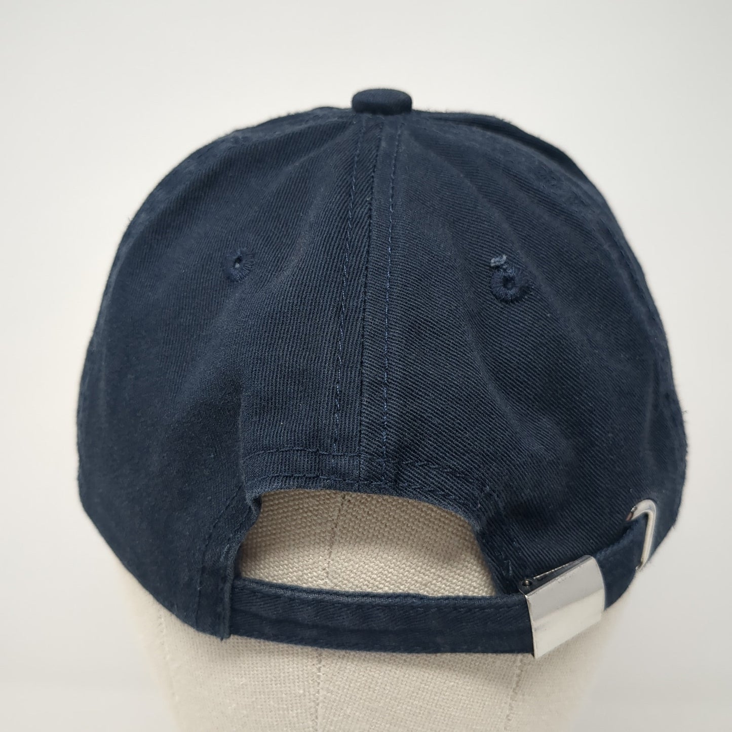 American Flag Patch Slideback Hat Blue One Size Adjustable 6 Panel
