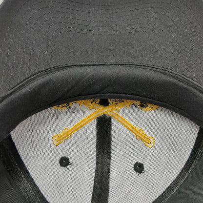 Mitchell Proffitt Snapback Black One Size Hat Crossed Sabers Cavalry Distressed