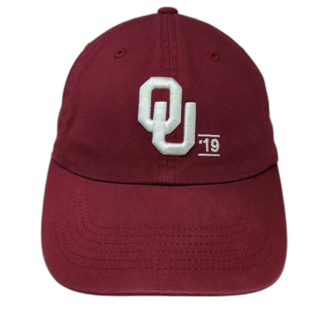 Oklahoma Sooners NCAA Top of the World Red One Size OU Logo Slideback Strap Hat