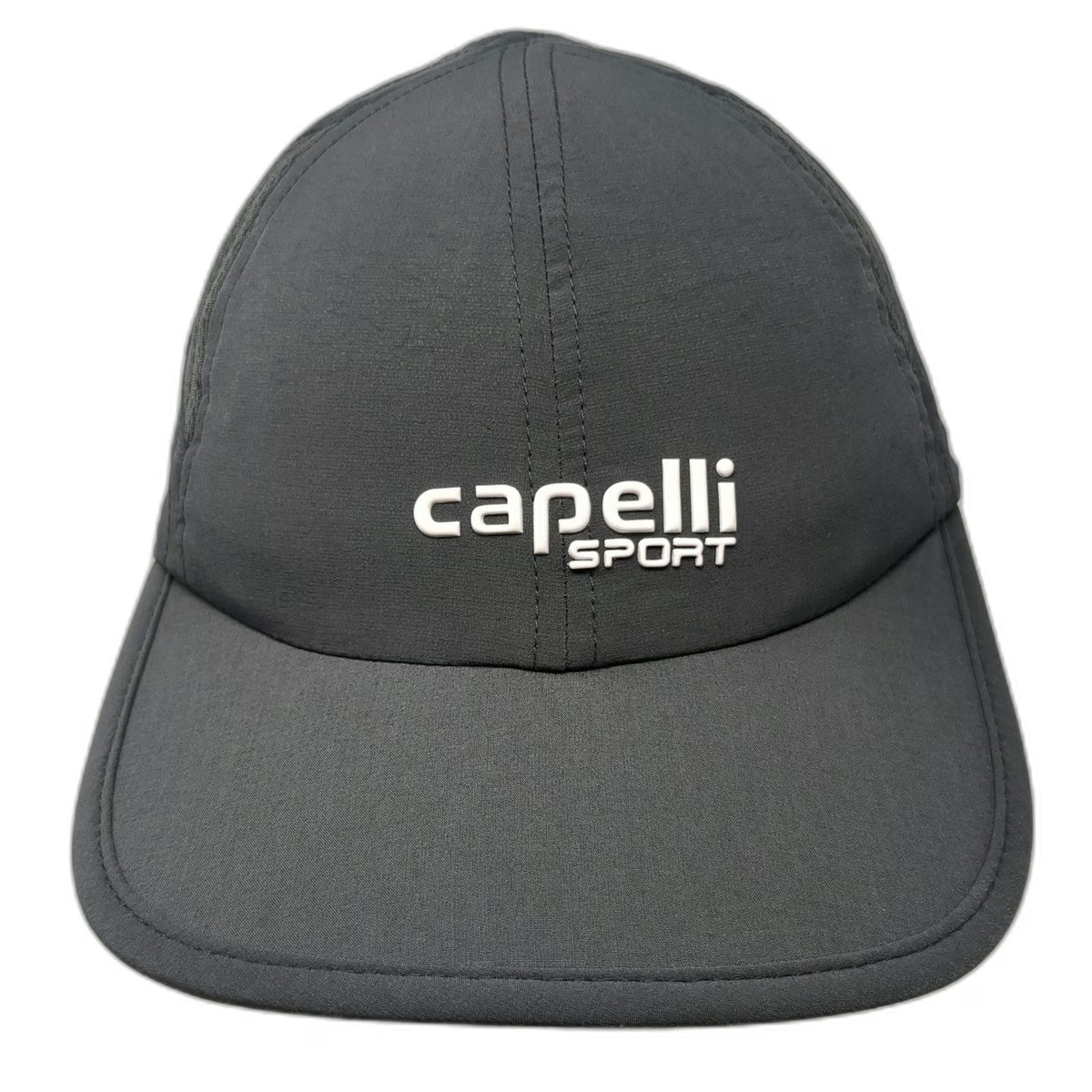 Capelli Sport Baseball Cap Gray One Size Mesh Side Panels Performance Hat