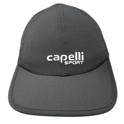 Capelli Sport Baseball Cap Gray One Size Mesh Side Panels Performance Hat