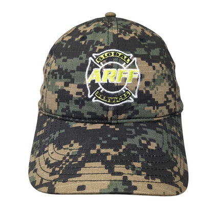 ARFF Global Services Strapback Hat Camouflage OS Adjustable Embroidered Otto