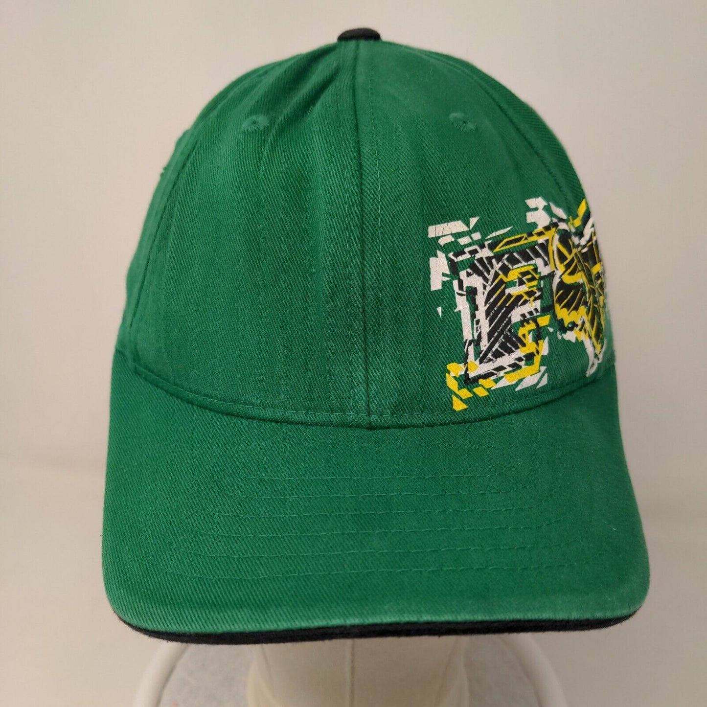 Fox Racing Boy's Fitted Hat Green Size OSFM Graphic Logo Cotton Spandex