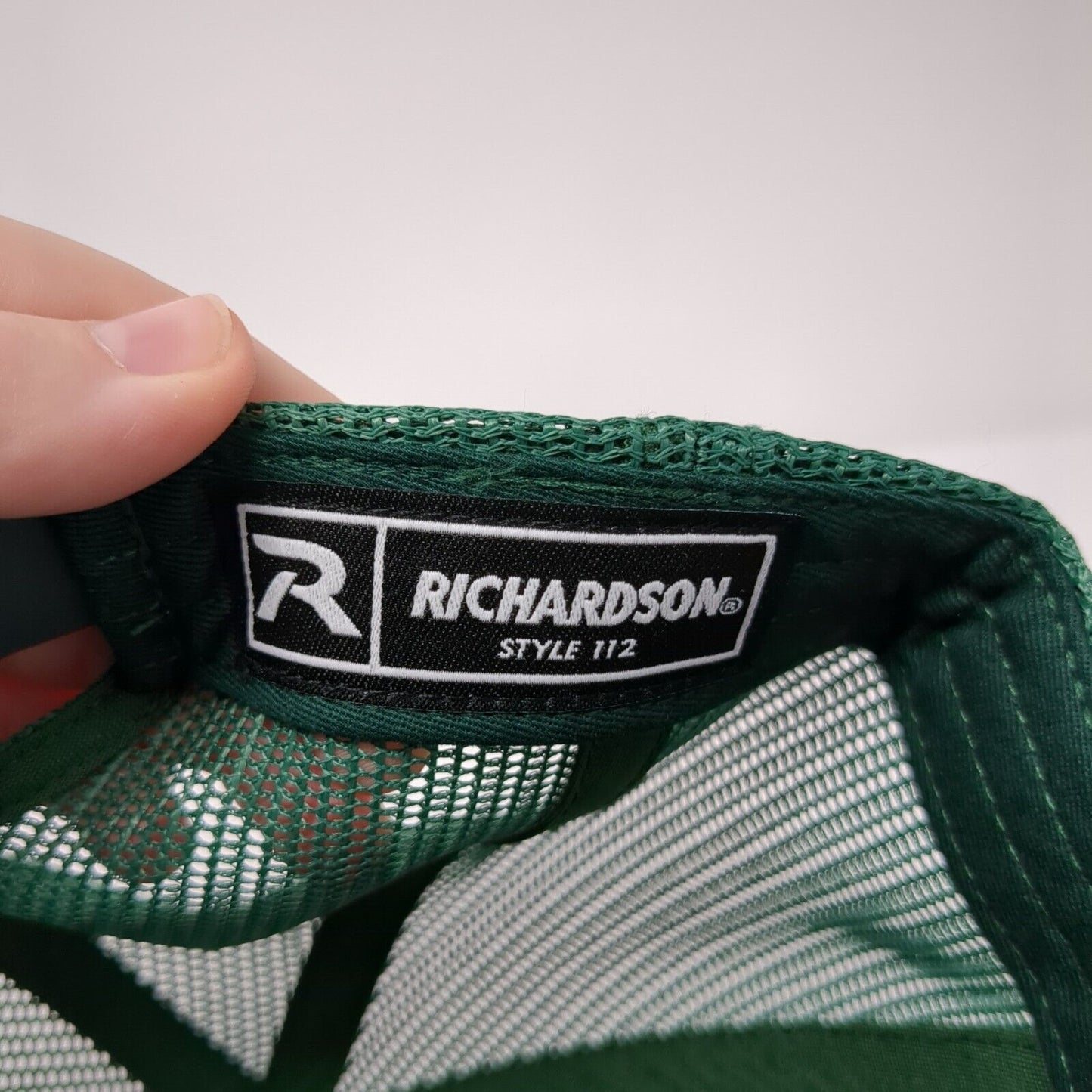 Touchmark Snapback Mesh Back Trucker Hat Green OSFA Adjustable Solid