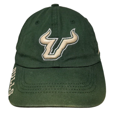 USF Florida Bulls Slideback Hat Green OSFA Russell Athletic Embroidered Logo