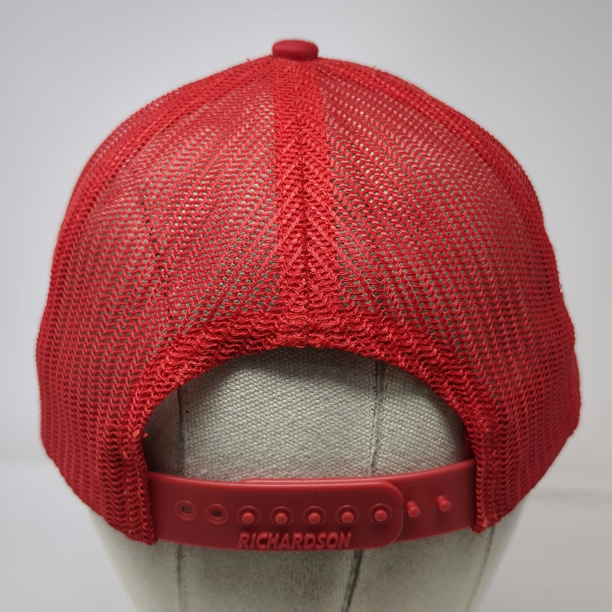 Richardson Trucker Hat Red One Size Shippy Bros Landleveling 65 Year Snapback