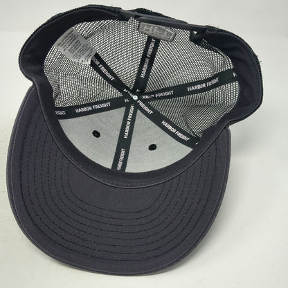 Harbor Freight Trucker Hat Gray One Size Mesh Snapback HFT Est 1977 Logo Patch