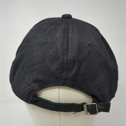 Crown Bling Rhinestone Slideback Hat Black One Size Adjustable 6 Panel