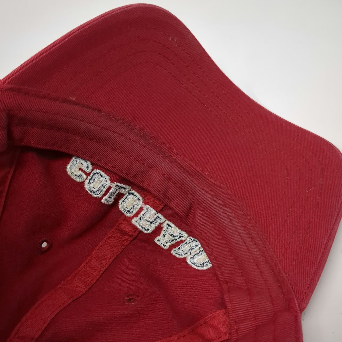 Ouray Sportswear Baseball Cap Red One Size Colorado Embroidered Strapback Hat