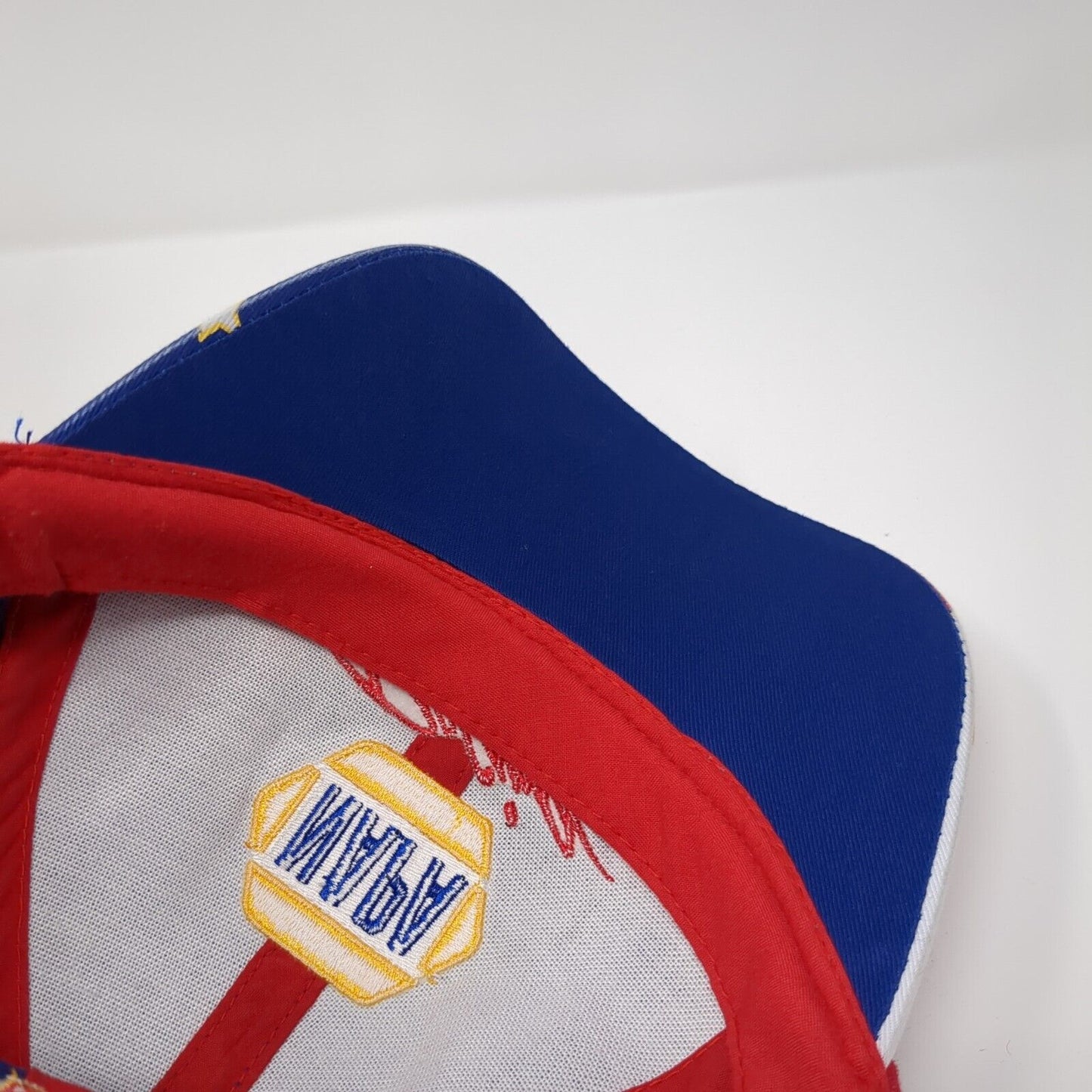 NAPA Racing Strapback Hat Red White Blue Patriotic #15 Embroidered Logo