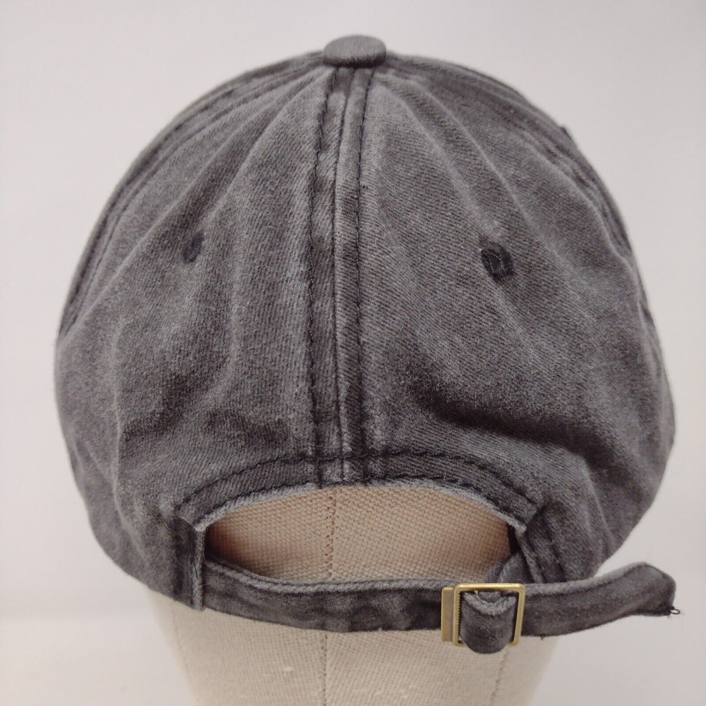 Unbranded Slideback Hat Solid Gray OSFA 6 Panel Adjustable Blank
