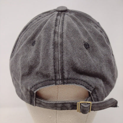 Unbranded Slideback Hat Solid Gray OSFA 6 Panel Adjustable Blank