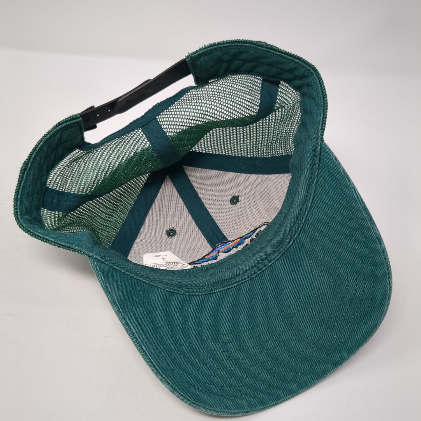 Patagonia Ventura CA Snapback Trucker Hat Green One Size Mesh Back
