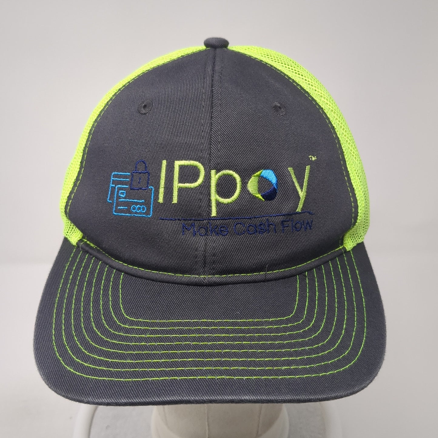 IP Poy Snapback Trucker Hat Multi One Size Mesh Back Port Authority