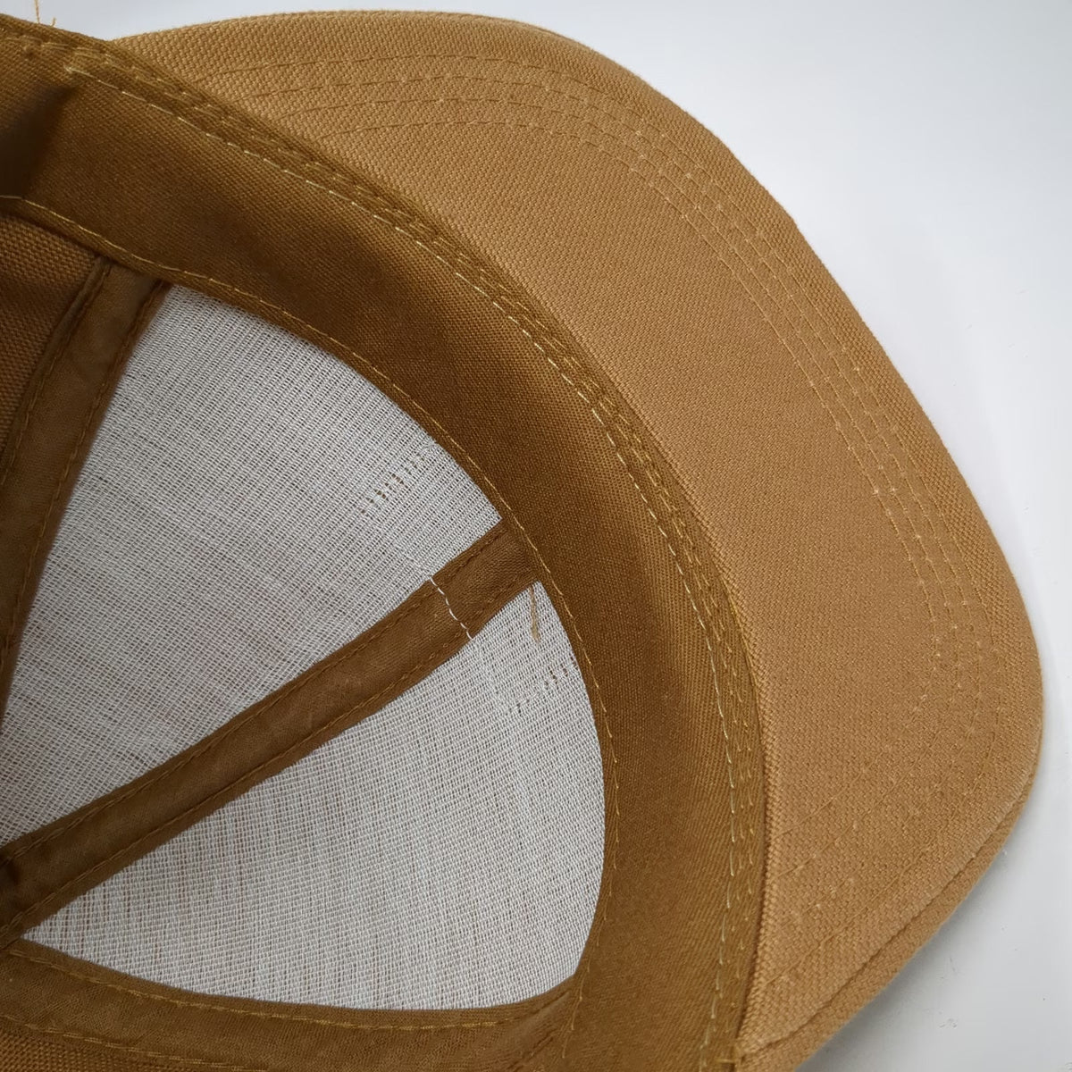 NRA ILA Leather Patch Brown Baseball Cap Hat Made in USA Metal Buckle Vintage
