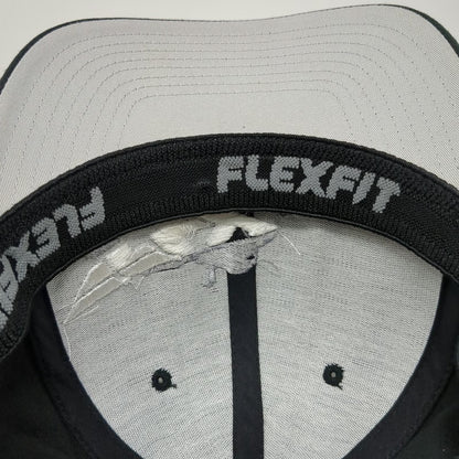 Fly Racing Baseball Cap Black XL Snowmobile Embroidered Flexfit Yupoong Hat