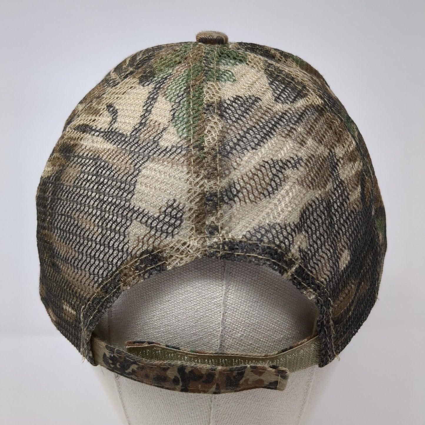 Idaho Bowhunter Education Strapback Trucker Hat Camo One Size Nissin