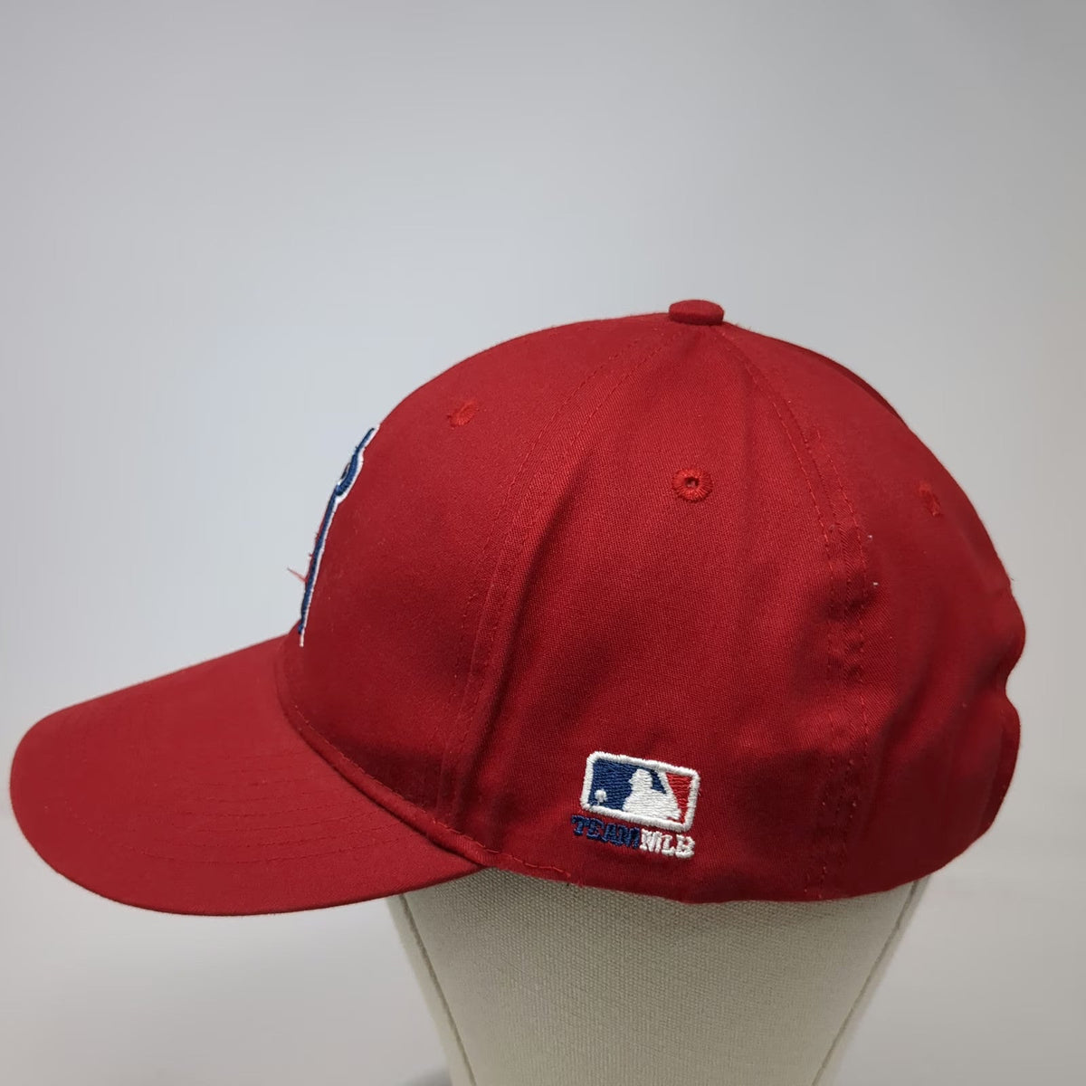 OC Sports Los Angeles Angels Baseball Cap Red One Size Strapback MLB Logo Hat