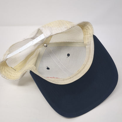 Meadow Gold Trucker Hat Blue OS Adjustable Embroidered Mesh Back Richardson