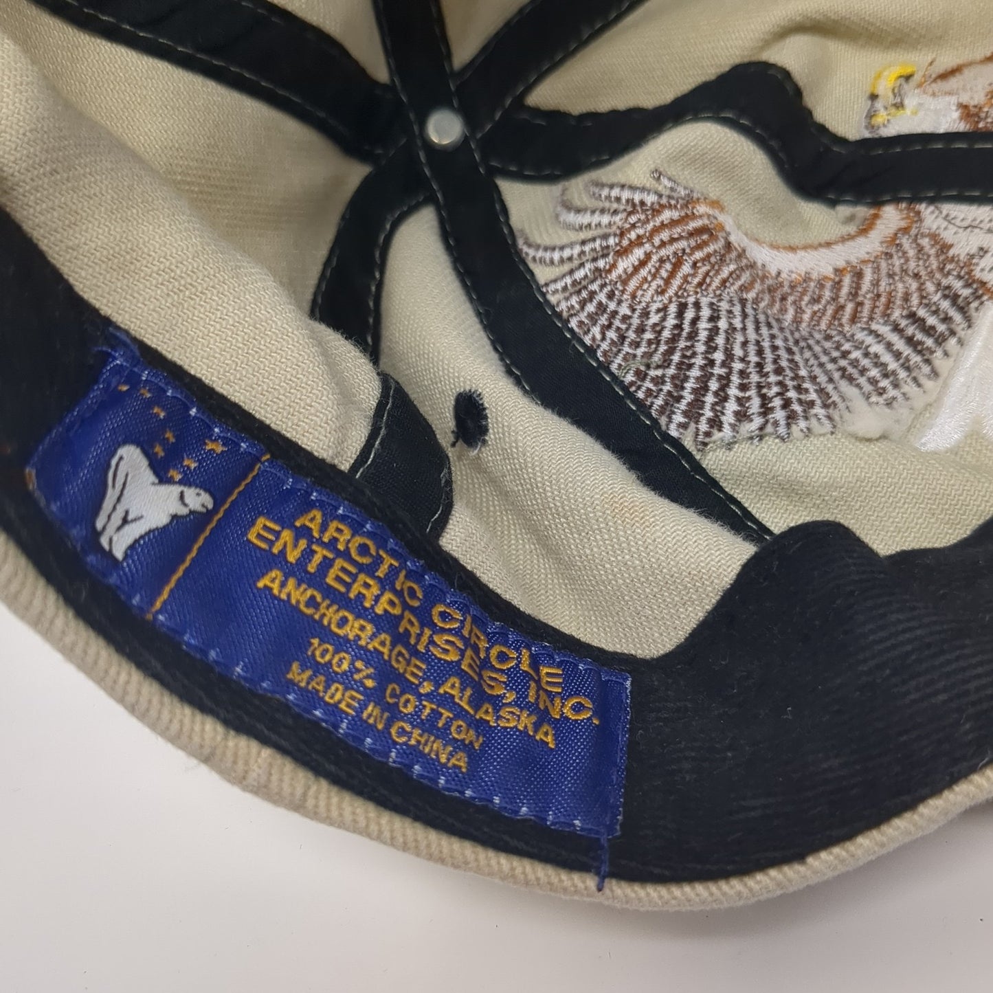 Alaska American Eagle Baseball Cap Multicolor One Size Adjustable Patriotic